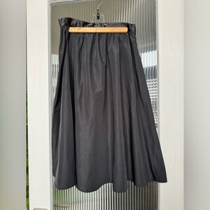 Zara XS Black A-Line Skirt with Full Flare